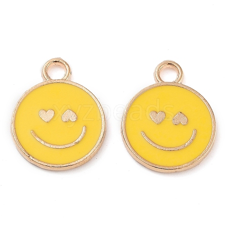 Alloy Enamel Pendants PALLOY-S192-04G-04-1