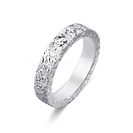 Brass Crushed Ice Pattern Finger Rings FS-WG1F485-09-1