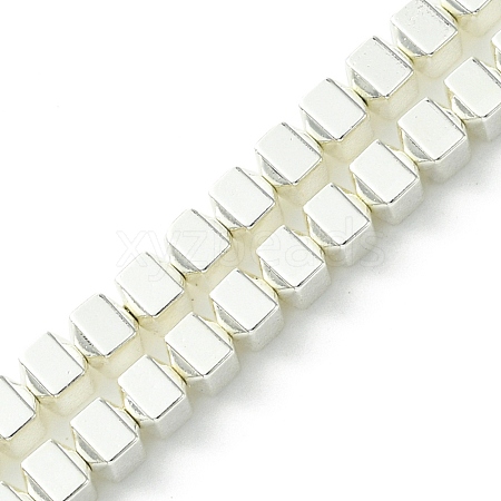 Electroplated Synthetic Non-Magnetic Hematite Beads Strands G-H020-I01-04-1
