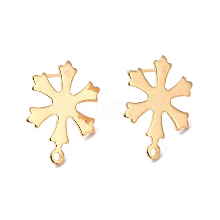 201 Stainless Steel Stud Earring Findings STAS-K241-15G-1