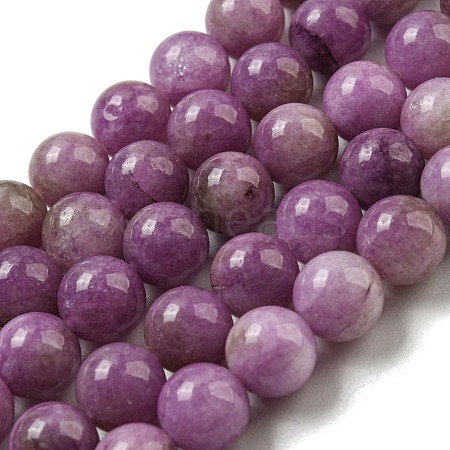 Natural Dyed Yellow Jade Beads Strands G-Q160-A01-01E-1