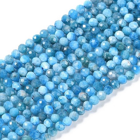 Natural Apatite Beads Strands G-P542-A06-02-1