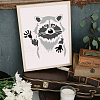 MAYJOYDIY US 1Pc PET Hollow Out Drawing Painting Stencils DIY-MA0002-63A-5