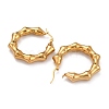 Ion Plating(IP) 304 Stainless Steel Hoop Earrings EJEW-O096-42G-2