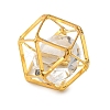 Brass & Glass Pendants KK-CBA74BF-04G-01-2