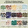  375Pcs 15 Styles Natural & Synthetic Gemstone Beads G-NB0003-87-4