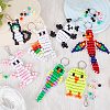 SUNNYCLUE DIY Animal Keychain Making Kit DIY-SC0022-59-4