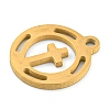 304 Stainless Steel Charms STAS-Z076-01G-01-2