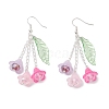 Acrylic Dangle Earrings EJEW-TA00600-4