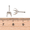 304 Stainless Steel Stud Earring Findings STAS-B091-02C-06P-3