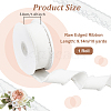 10 Yards Velvet Frayed Ribbon SRIB-WH0011-226A-2