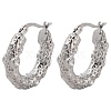 Non-Tarnish 304 Stainless Steel Hoop Earrings EJEW-K259-06P-1