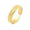 304 Stainless Steel Open Cuff Ring for Women RJEW-S406-01G-01-1