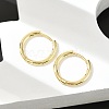 Brass Huggie Hoop Earrings KK-D160-55G-3