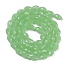 Electroplate Imitation Jade Glass Beads Strands EGLA-N013-J6mm-D04-2