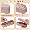 Velvet Jewelry Ring Organizer Storage Boxes CON-WH0115-11A-3
