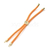 Cotton Cord Bracelet Making KK-F758-03-03-G-2