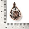 Synthetic Goldstone Pendants G-H065-02R-06-3