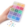 870Pcs 15 Colors  Acrylic Beads MACR-YW0002-53-3