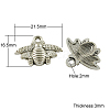 Tibetan Style Alloy Pendants TIBEP-S018-AS-FF-1