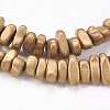 Electroplate Non-magnetic Synthetic Hematite Beads Strands X-G-P367-H-04-2