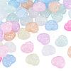 50Pcs Luminous Transparent Acrylic Beads LACR-TA0001-11-3