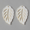 Natural Freshwater Shell Pendants X-SHEL-N026-86-1