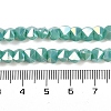 Electroplate Glass Beads Strands EGLA-B009-05A-08-4