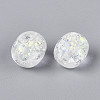 Handmade Foil Lampwork Beads Strands FOIL-T008-01H-3