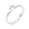 Adjustable Brass Pad Ring Setting KK-K414-01B-S-1