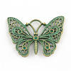 Butterfly Zinc Alloy Pendants X-PALLOY-R065-069-FF-1