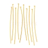 Brass Flat Head Pins LS-X-HP5.0cmCY-G-1
