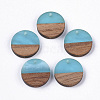 Resin & Walnut Wood Pendants RESI-S358-02C-C01-1