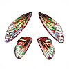 Epoxy Resin Butterfly Wing Pendants FIND-N005-65B-1