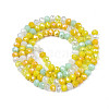 Opaque Glass Beads Strands GLAA-T006-07-A06-3