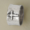 Cross Pattern Alloy Finger Rings FS-WG6D053-03-4