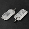 Natural Quartz Crystal Pendants G-H286-05P-01-3