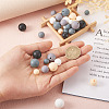 150Pcs 15 Styles Silicone Beads SIL-TA0001-30-7