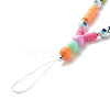 Acrylic Beads and Handmade Polymer Clay Beads Mobile Straps HJEW-JM00582-3