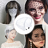 Polyester Mesh Veil Hair Bands OHAR-WH0021-63A-6