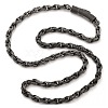 304 Stainless Steel Rope Chain Necklaces for Women Men NJEW-A033-03H-AS-2