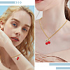 8Pcs Spray Painted Brass Pendants KK-BBC0020-57-4