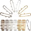 ARRICRAFT 36pcs 6 Colors Iron Safety Pins IFIN-AR0001-07-1