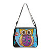 Owl Printed Polyester Shoulder Bags PW-WG8B7D6-05-1