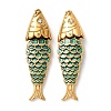 304 Stainless Steel Enamel Pendants STAS-Z193-13G-05A-1
