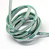 Silver Plated Imitation Leather Cords X-LC-R010-03A-1