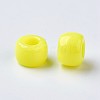 European Resin Large Hole Beads RESI-WH0002-06H-1