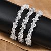 Unisex Chip Natural Quartz Crystal Beaded Stretch Bracelets BJEW-S143-16-5