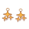 Alloy Enamel Pendants ENAM-T020-38A-RS-1