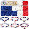 SUNNYCLUE DIY Independence Day Polymer Clay Bracelet Making Kit DIY-SC0025-01-1